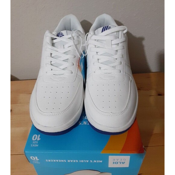 Aldi | Shoes | Aldi Gear 224 Spring Mens White Sneakers Shoe Size 0 ...